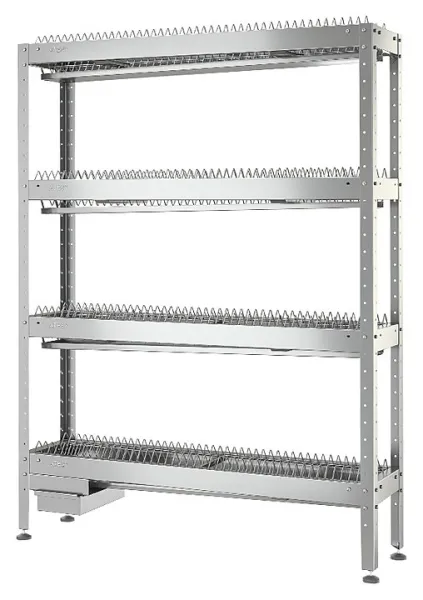 Стеллаж кухонный для тарелок СКТ-С-1500-02-Н (СКТ-1/1500)
