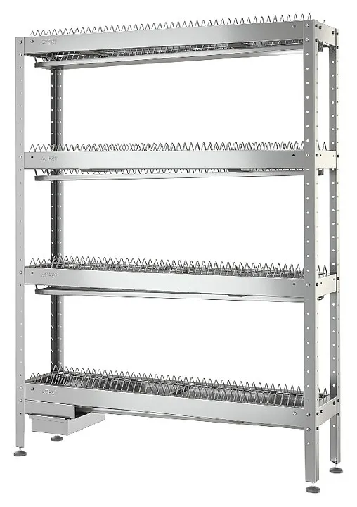 Стеллаж кухонный для тарелок СКТ-С-1500-02-Н (СКТ-1/1500)