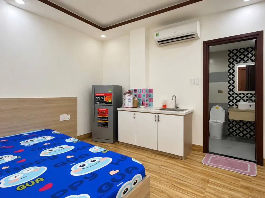 Căn hộ studio 20 m² không có ban công ở Vĩnh Điềm Trung