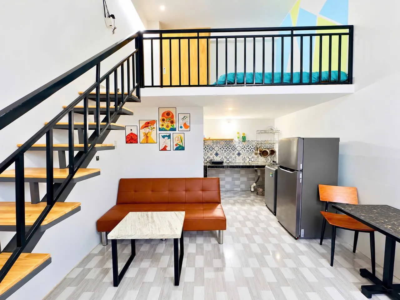 Меблированный дуплекс 28 м², Винь Дьем Чунг