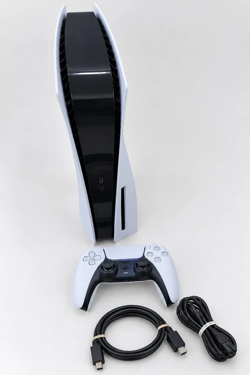 PlayStation 5 with disc drive, first revision