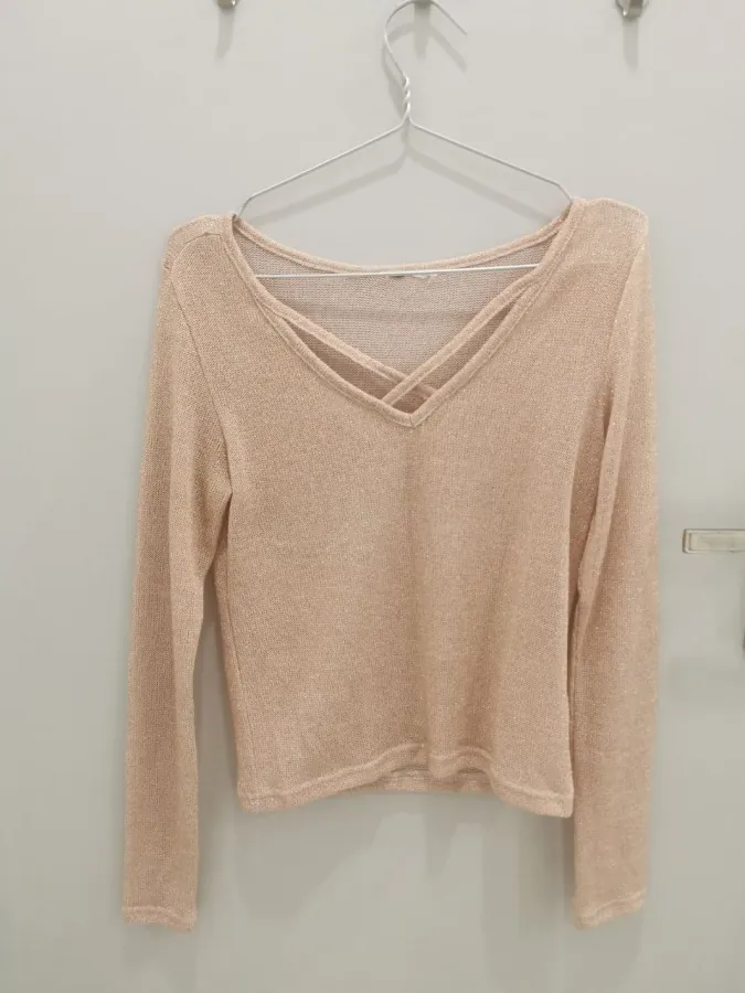 Lurex sweater, XS