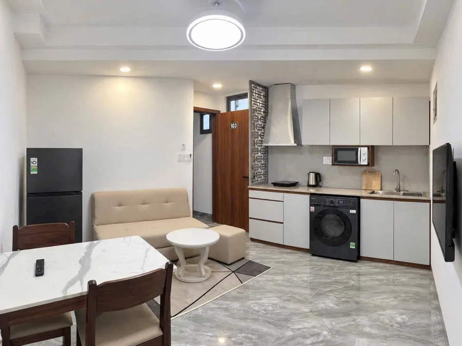 Studio view biển tại Scenia Bay