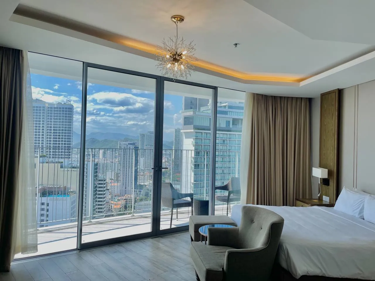 Студия 45 м² с видом на море в Panorama