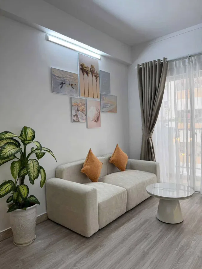 Căn hộ 2 phòng ngủ tại Hoàng Quân