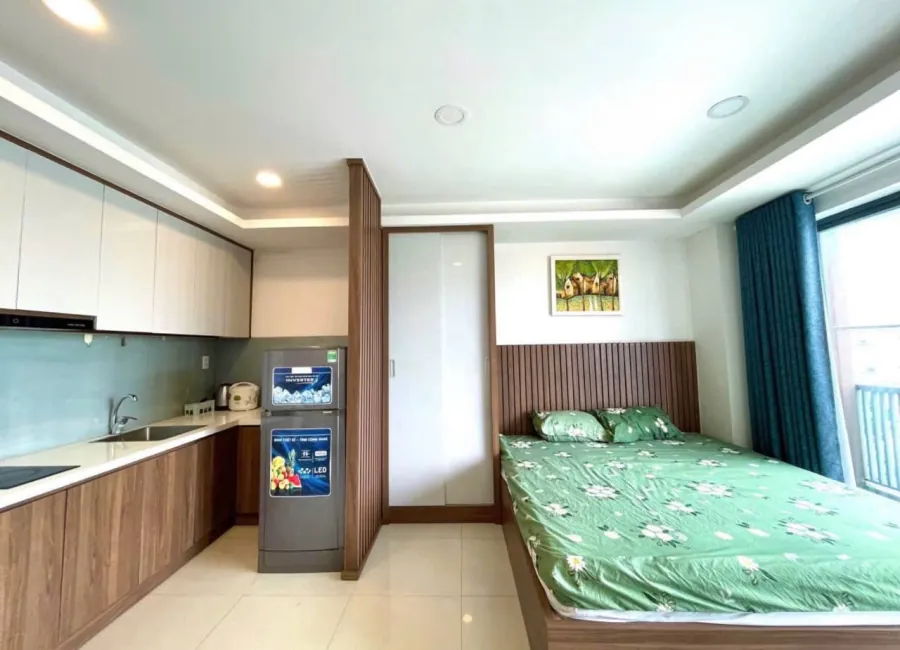 Studio có ban công ở trung tâm Nha Trang