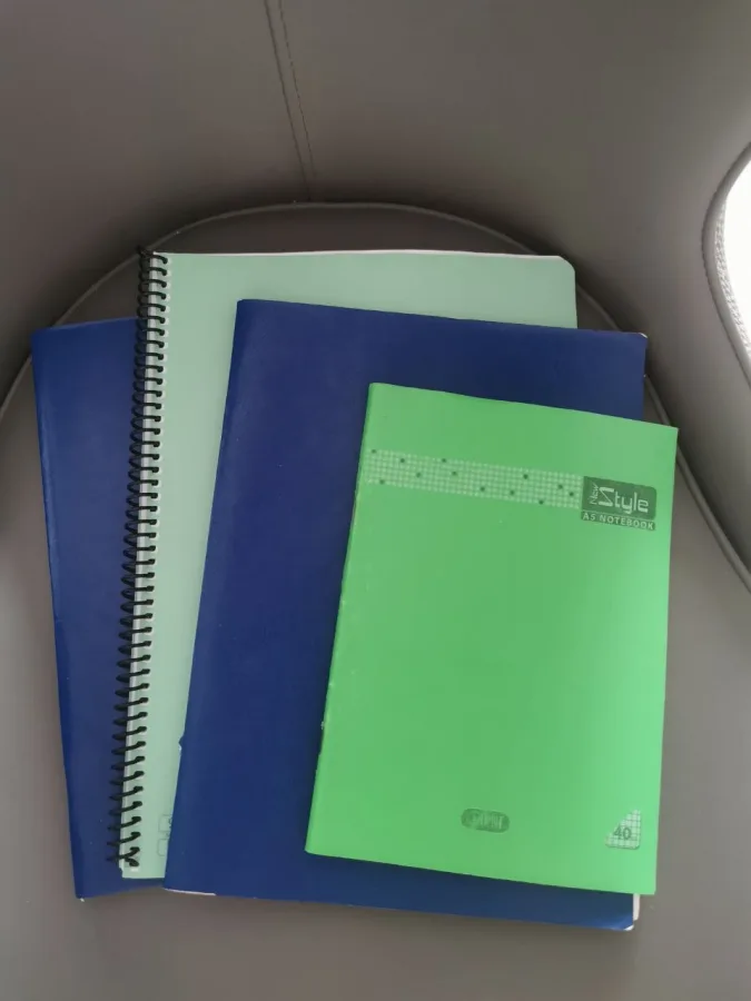 A4–A5 notebooks for drafts