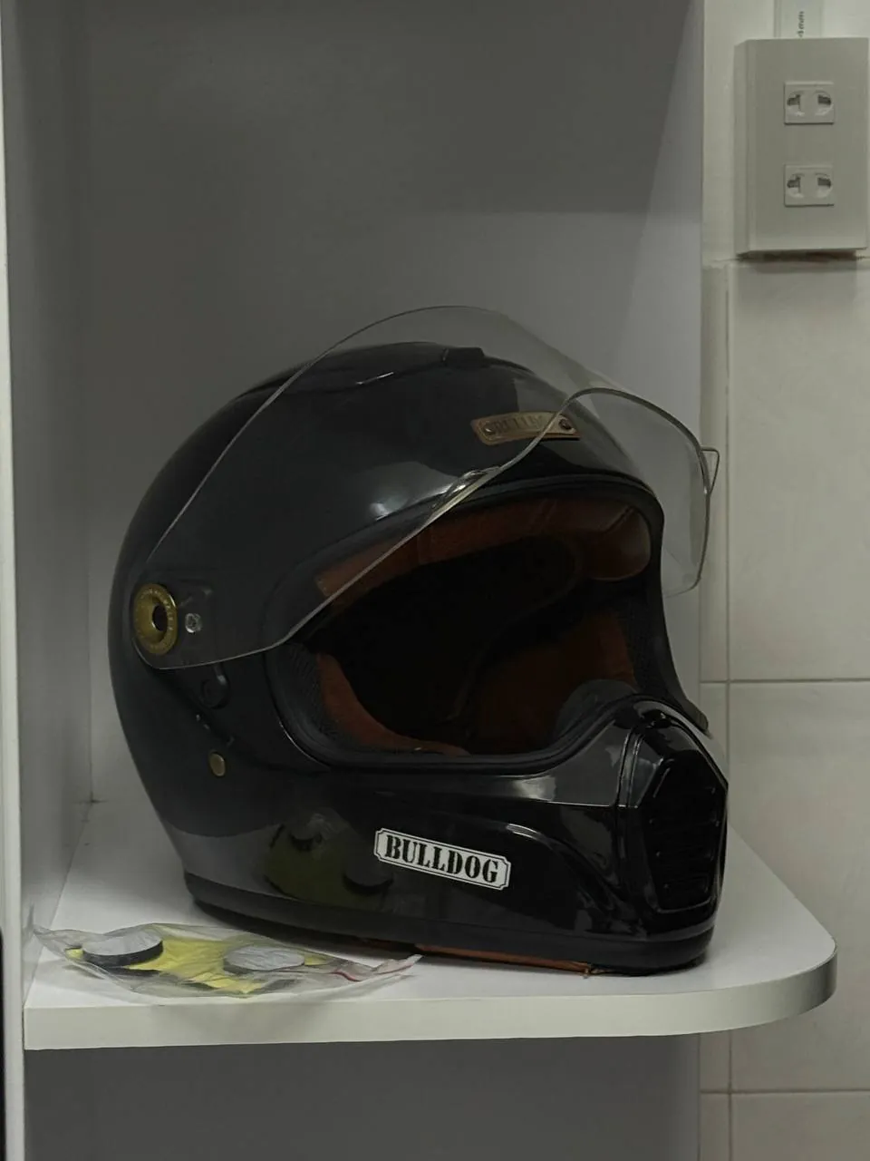 BULLDOG helmet with headset
