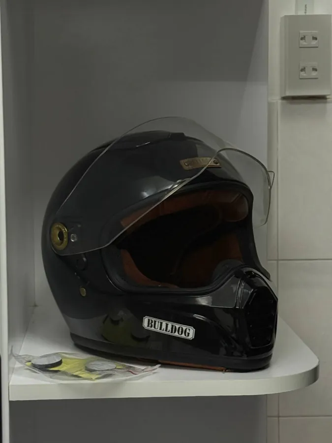 BULLDOG helmet with headset