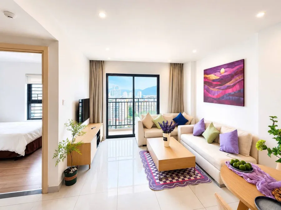 70 m² 2-bedroom apartment in D'Qua, central Nha Trang