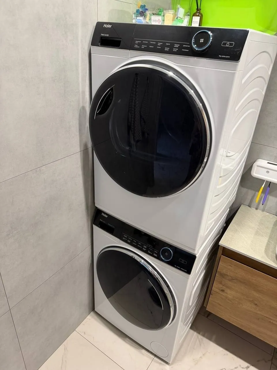 Комплект стиральной и сушильной машин Haier