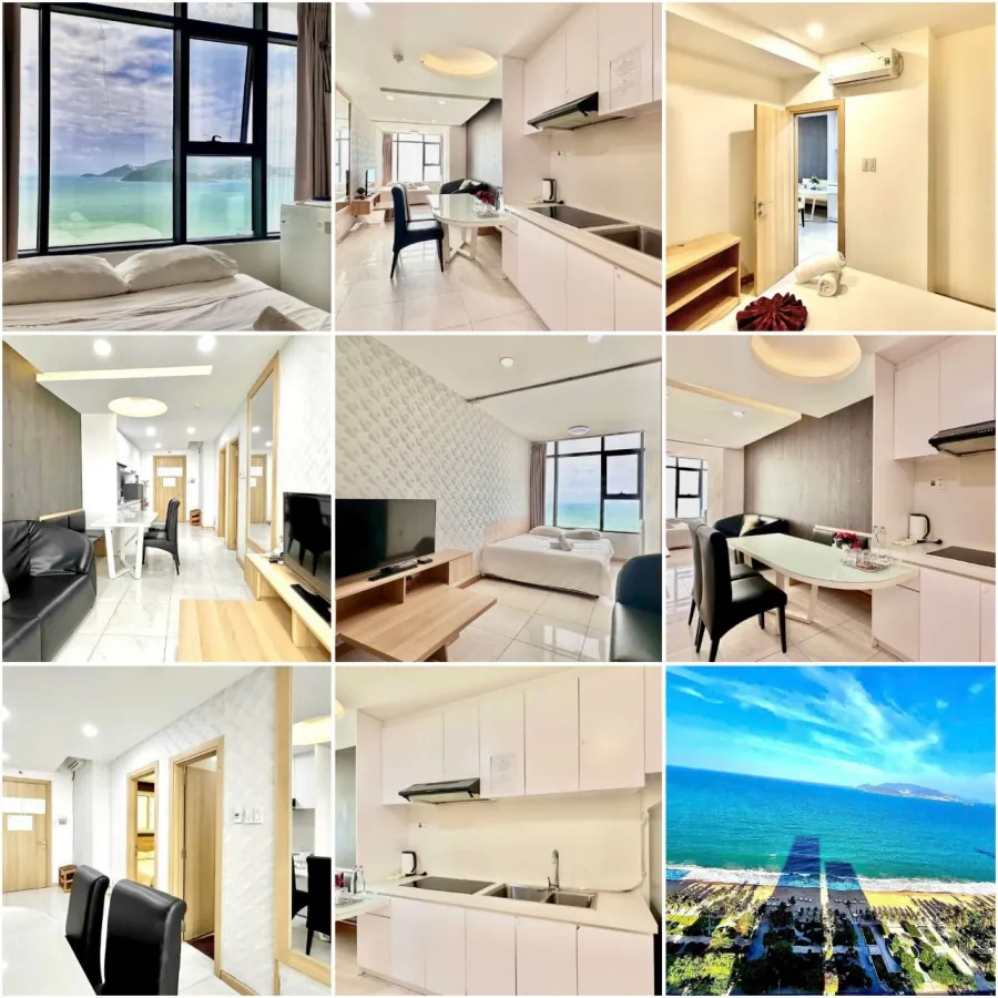 Căn hộ 1 phòng ngủ có view biển ở trung tâm Nha Trang