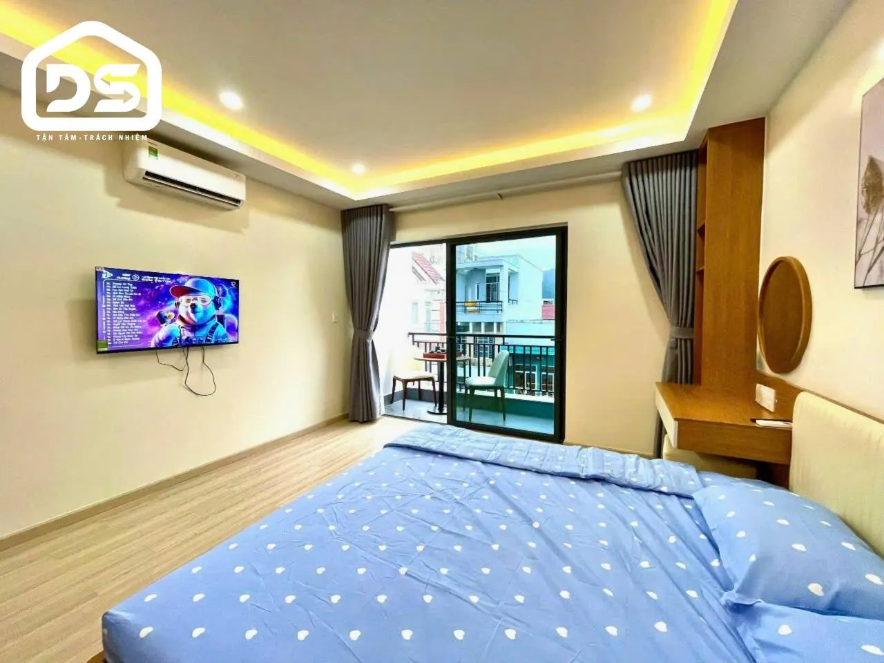 Квартира 38 м² с балконом в Mường Thanh Oceanus, Хон Чонг