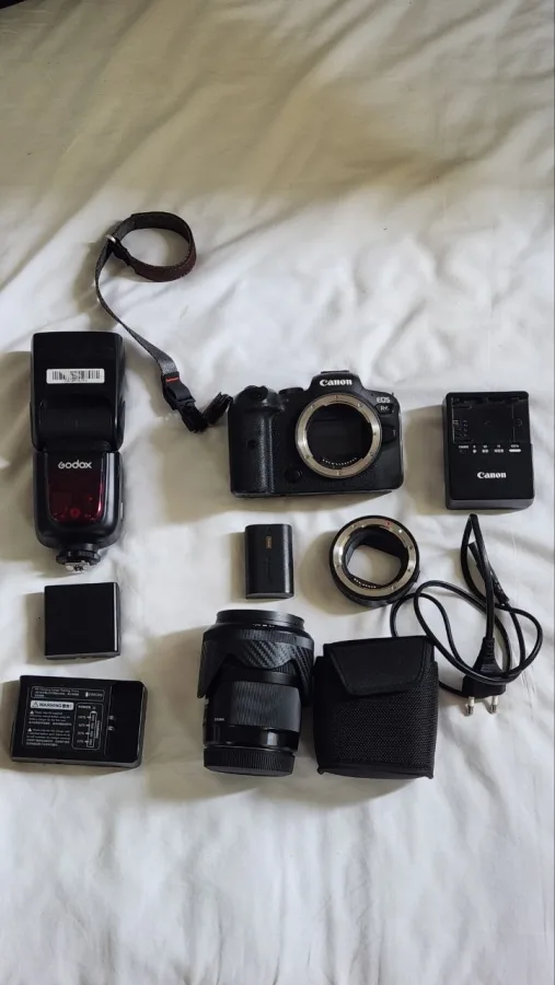 Комплект Canon EOS R6, Sigma 35mm и адаптер Canon RF