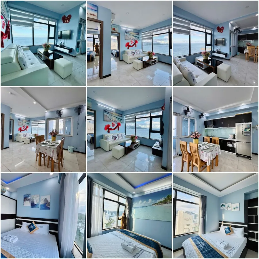 2-room apartment with sea view, north Nha Trang