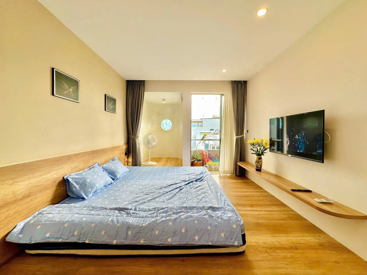 Квартира 35 м² с балконом, ACC Vườn Xoài