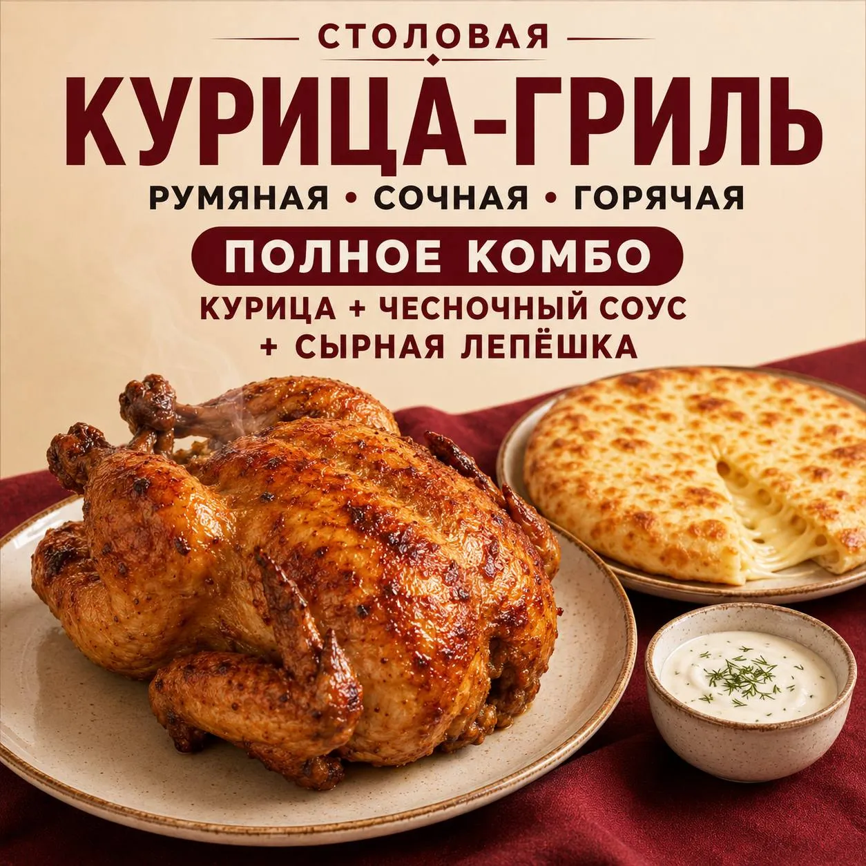 Курица-гриль и комбо с доставкой