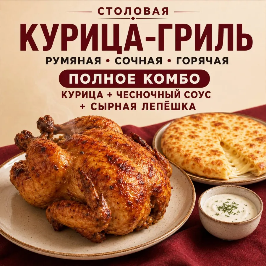 Курица-гриль и комбо с доставкой