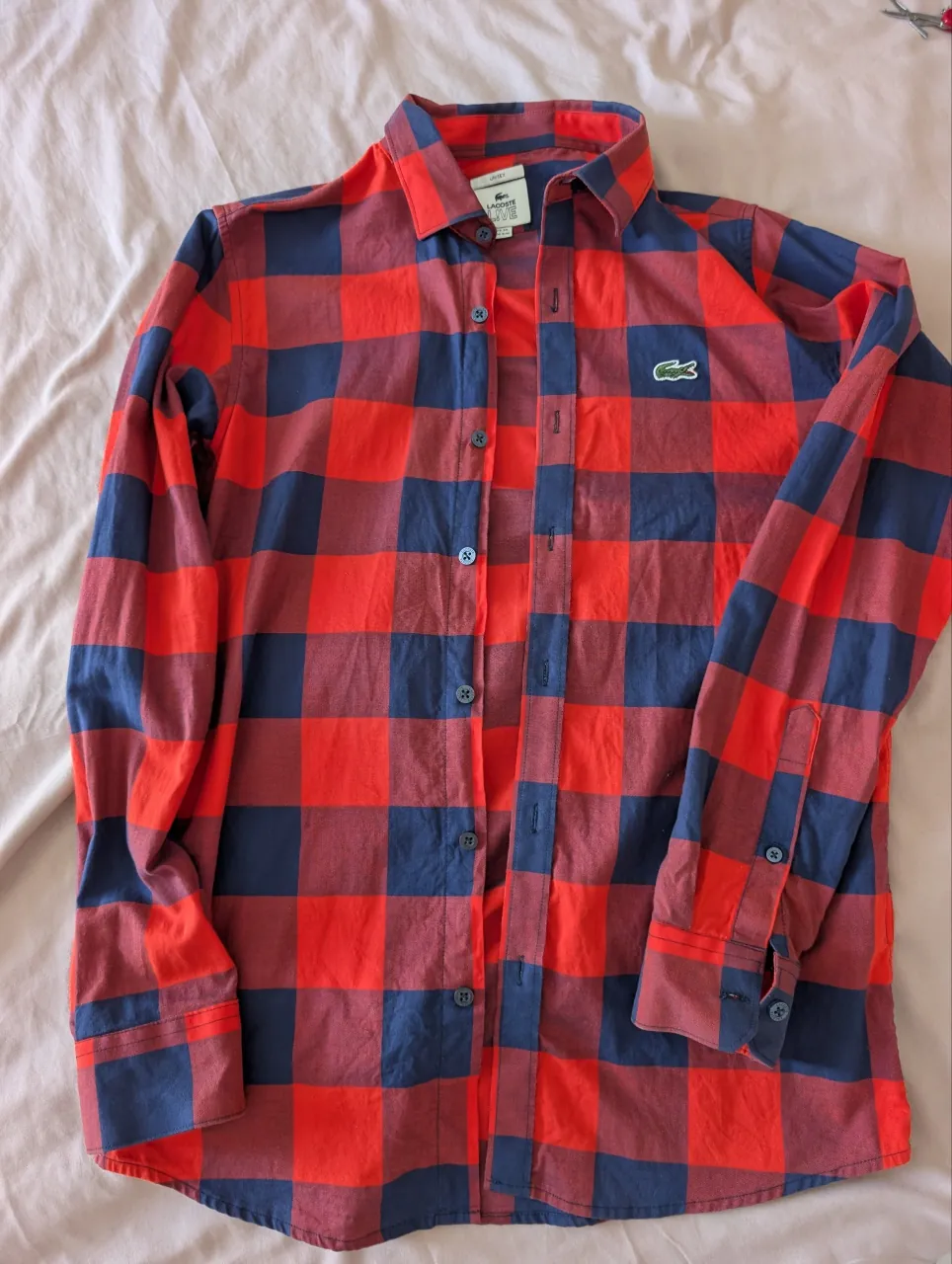 Áo sơ mi Lacoste Live unisex, size S