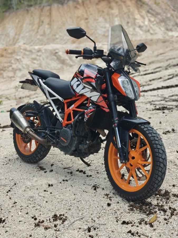KTM Duke 390, 2018, подготовлен под ADV