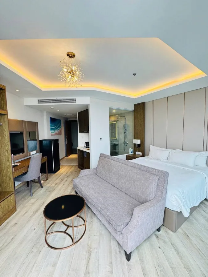 Студия 38 м² с видом на море в Panorama, центр Нячанга