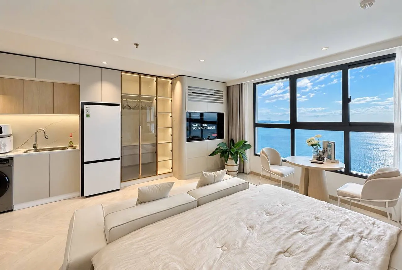 Căn studio view biển tại Mường Thành 60