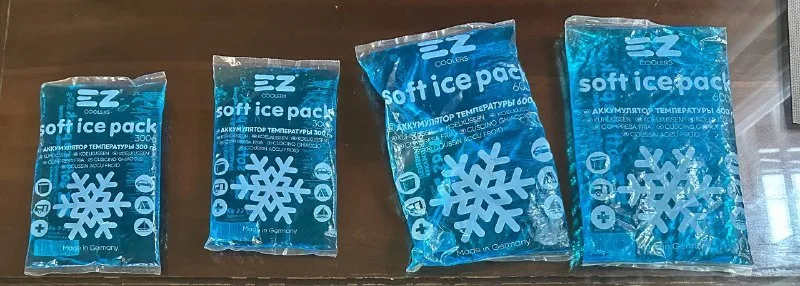 Мягкие аккумуляторы холода EZ Coolers, комплект из 4 шт.