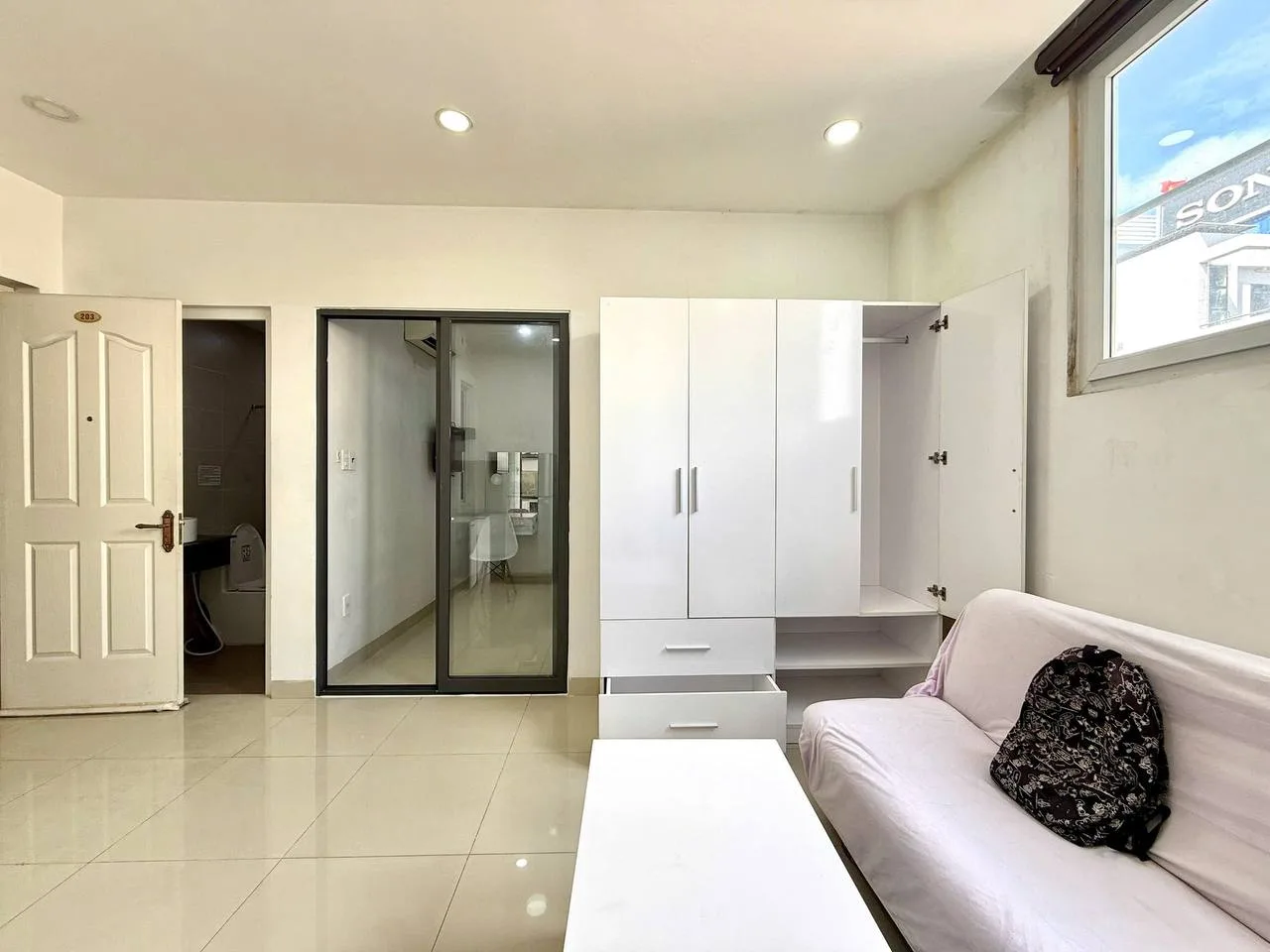 Căn hộ 1 phòng ngủ ở trung tâm Nha Trang