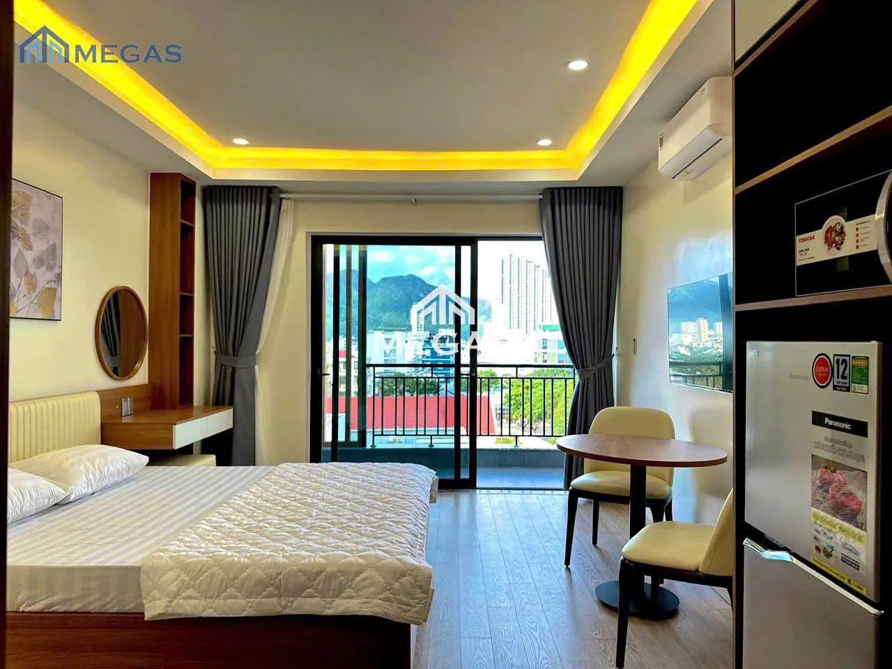 Studio with balcony in Hon Chong Luxury complex