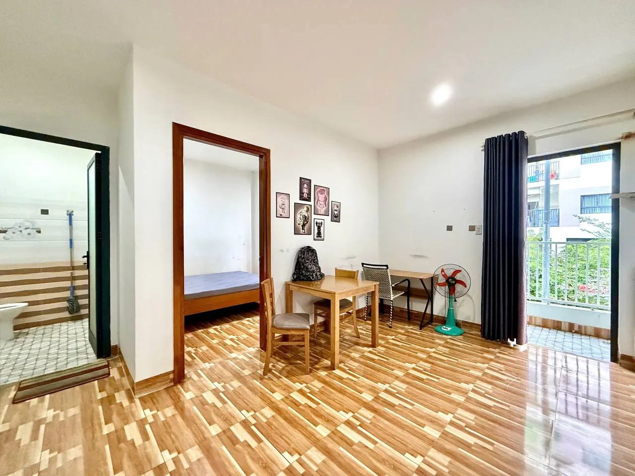 Căn hộ 1 phòng ngủ có ban công, Phước Long — Ảnh 3/7