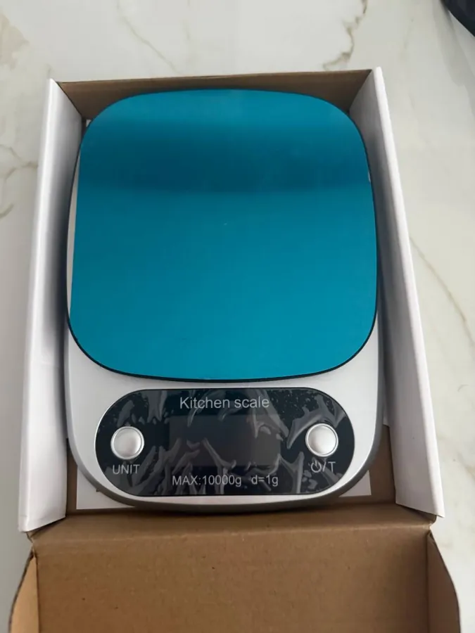 New kitchen scales
