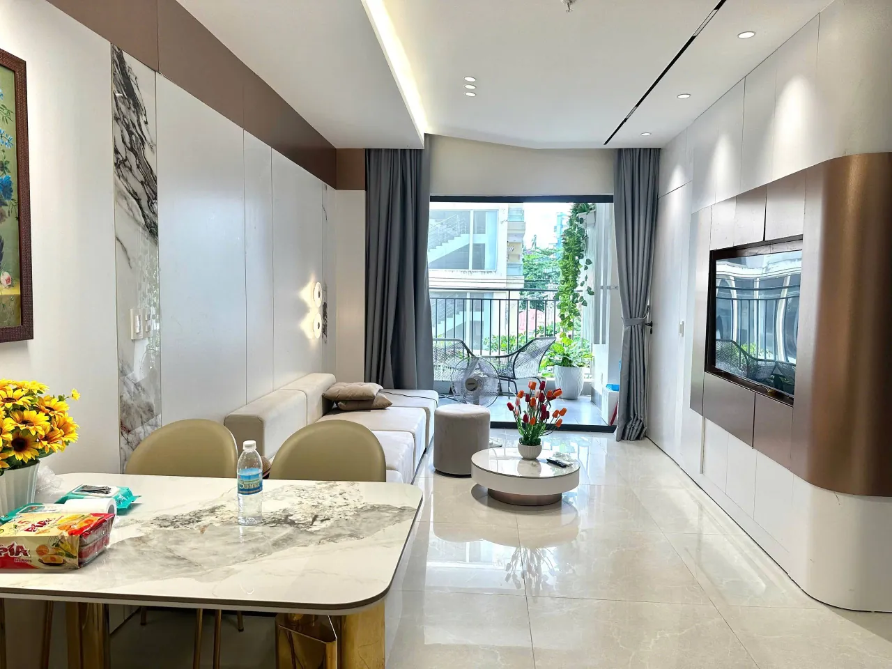 3-room apartment by the sea in Oceanus, north Nha Trang — Photo 4 of 10