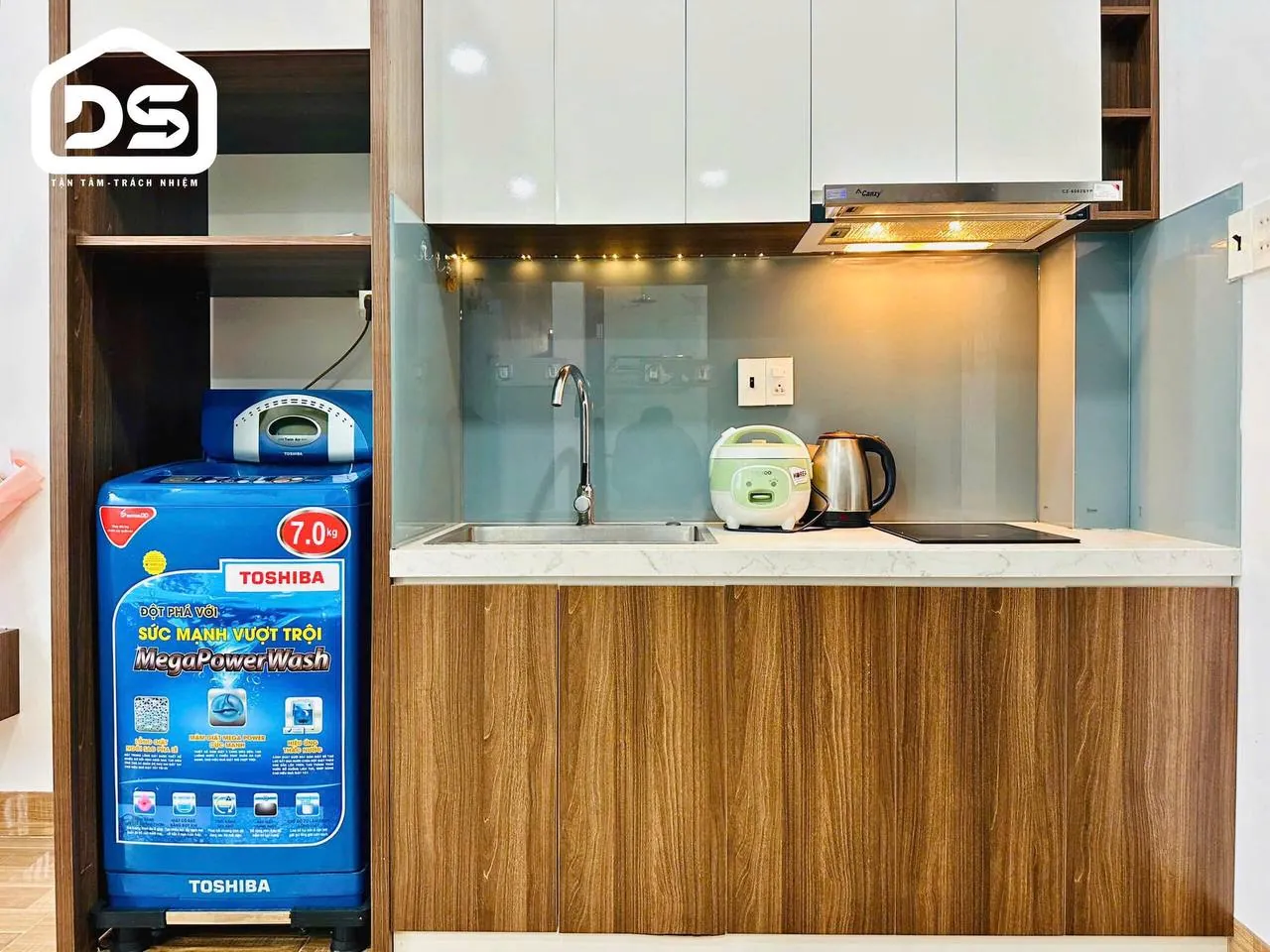 Căn hộ 30 m² ấm cúng, có máy giặt, trung tâm Nha Trang — Ảnh 2/7