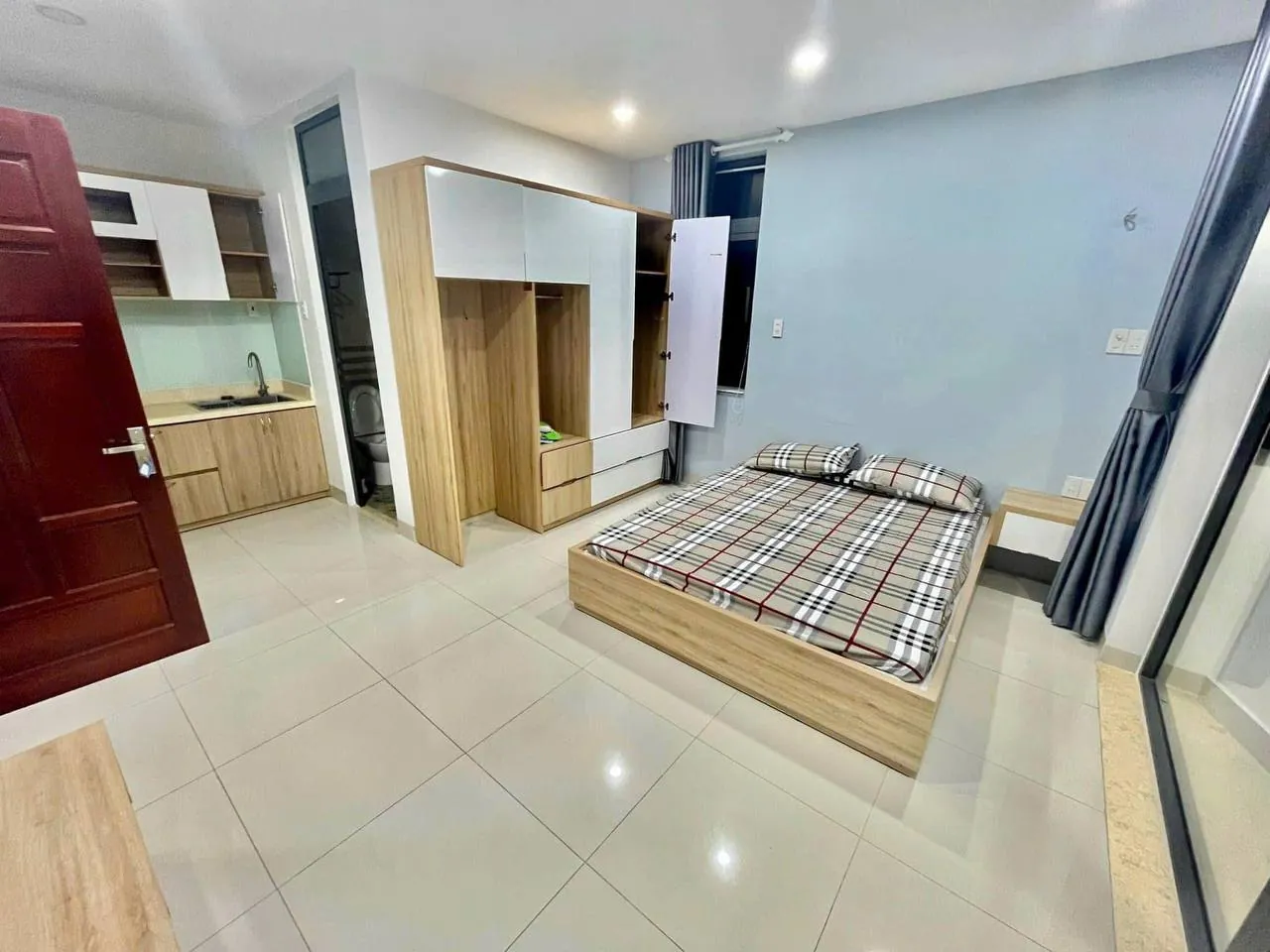 Студия 40 м² с балконом, Ха Куанг 2