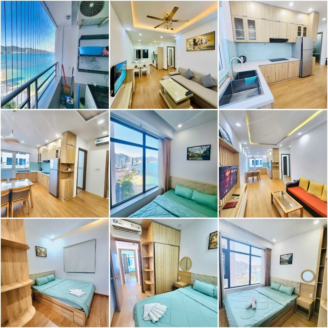 2-room apartment with sea view, northern Nha Trang