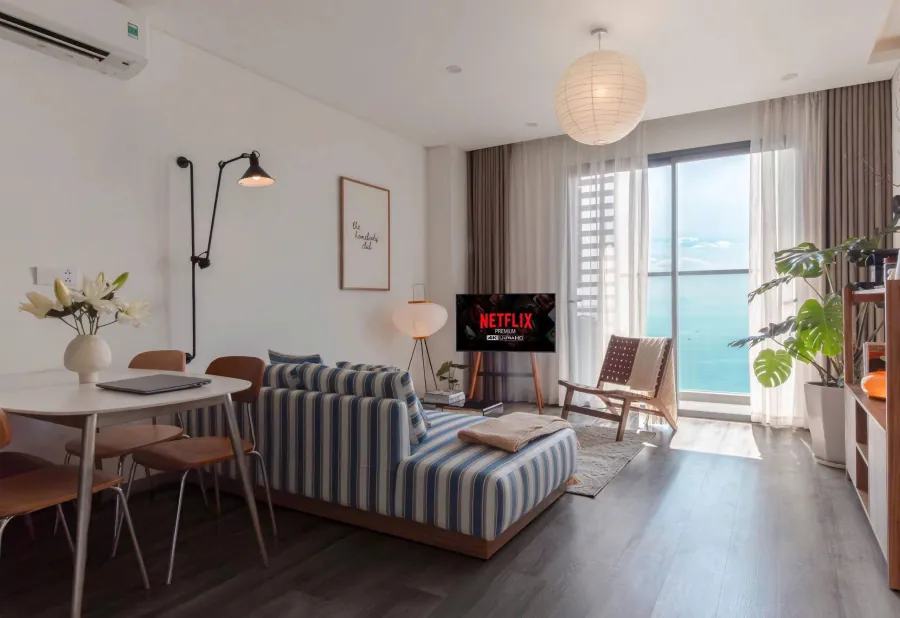 2-комнатная квартира с видом на море в Marina Suites