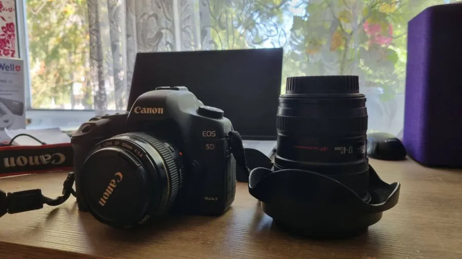 Canon 5D Mark II kit with lenses and accessories