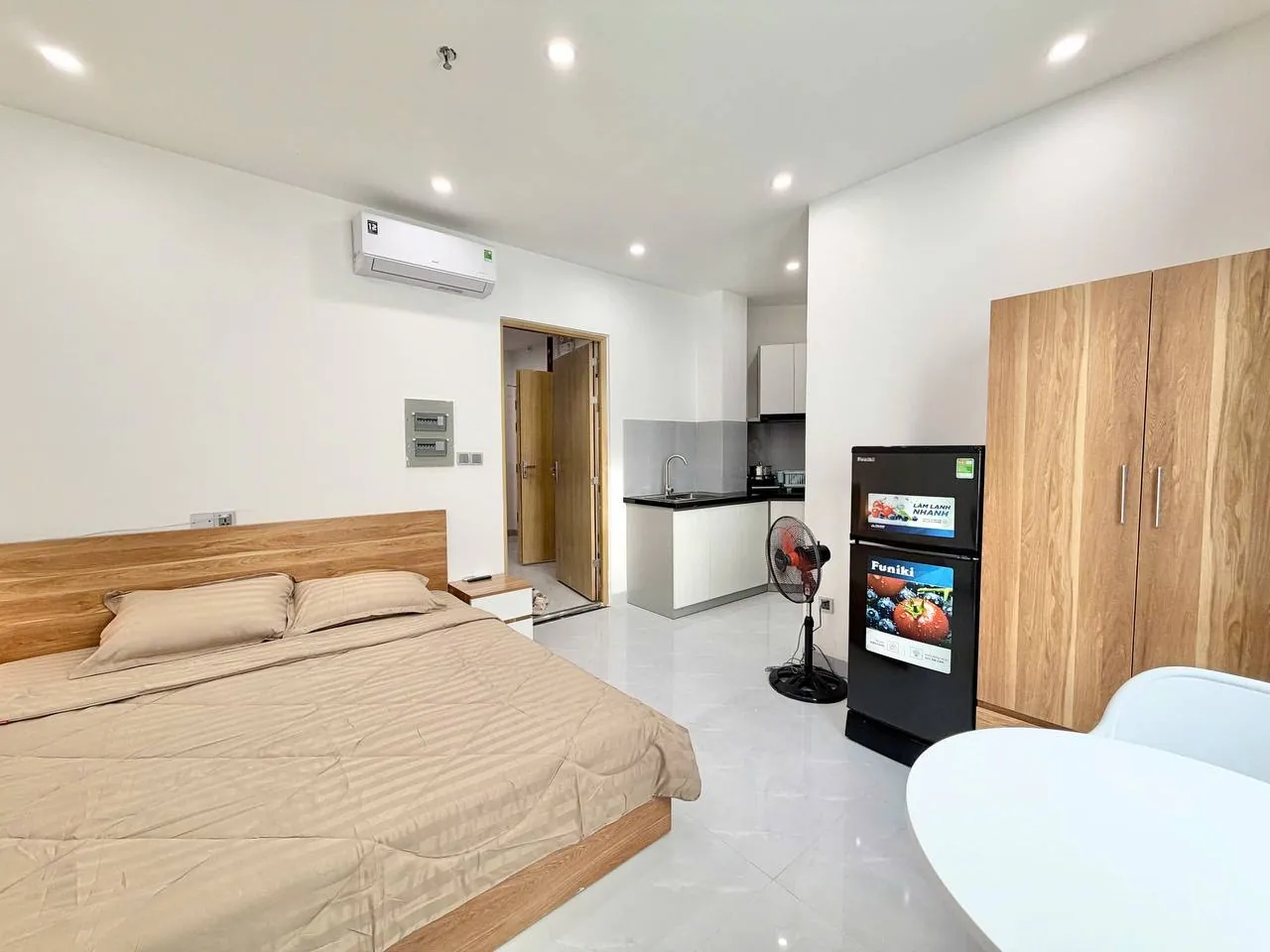 Студия 20 м² в центре Нячанга, Con Tan Lap