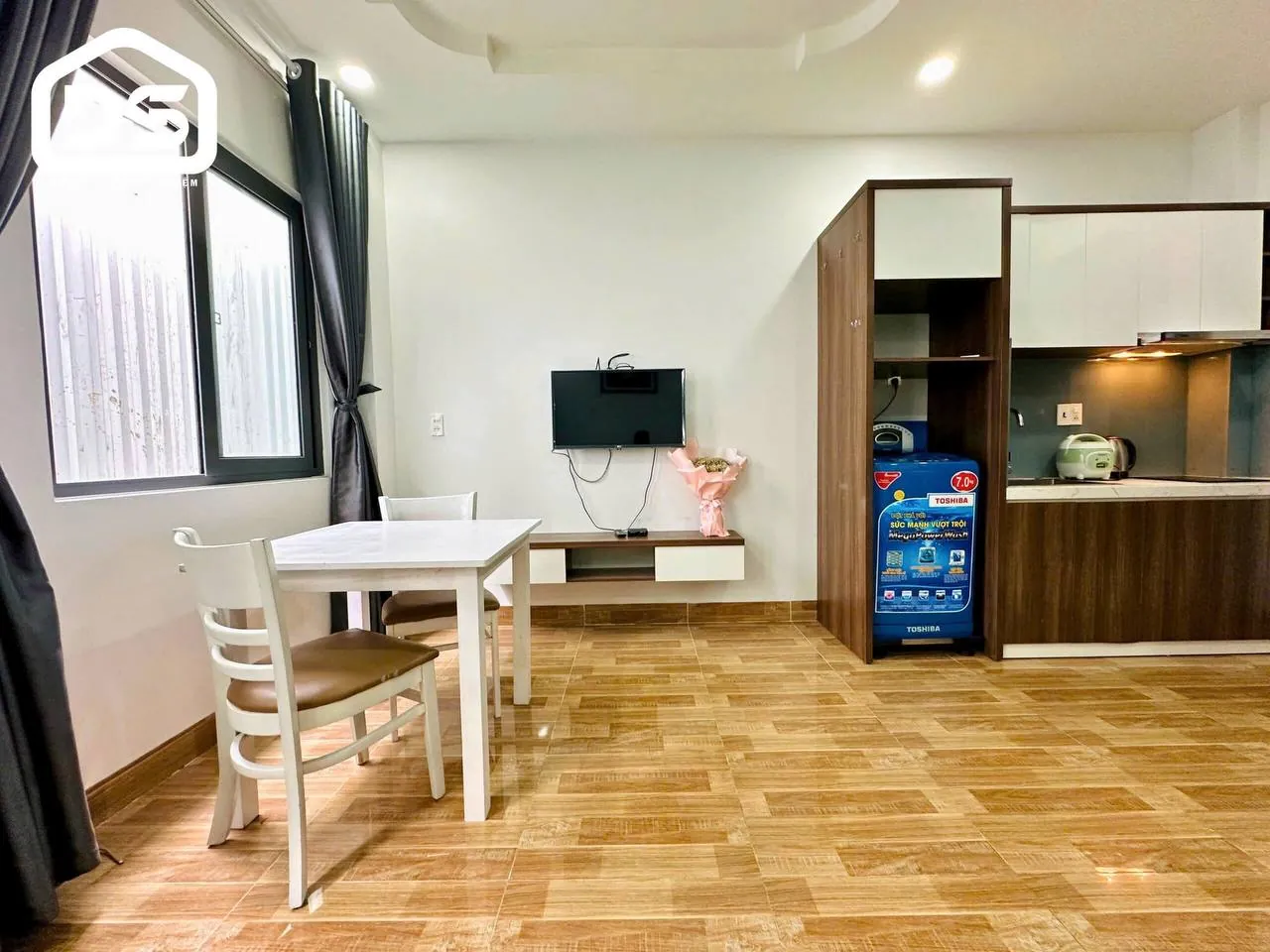 Cozy 30 m² apartment with washing machine, central Nha Trang — Photo 3 of 7