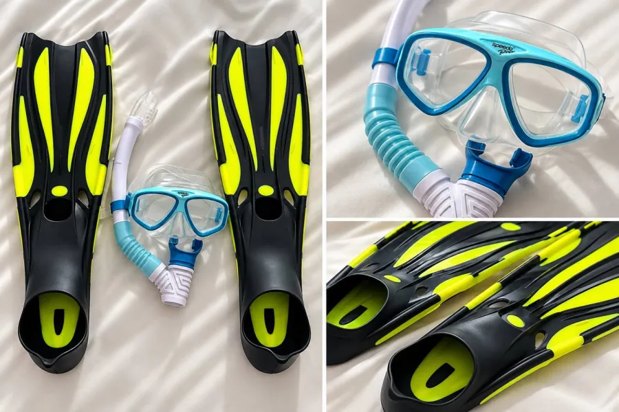 Комплект для плавания Speedo: маска и ласты