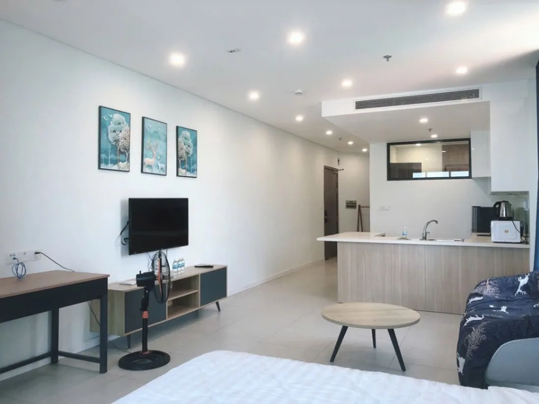 Studio with separate bedroom and sea view, Scenia Bay