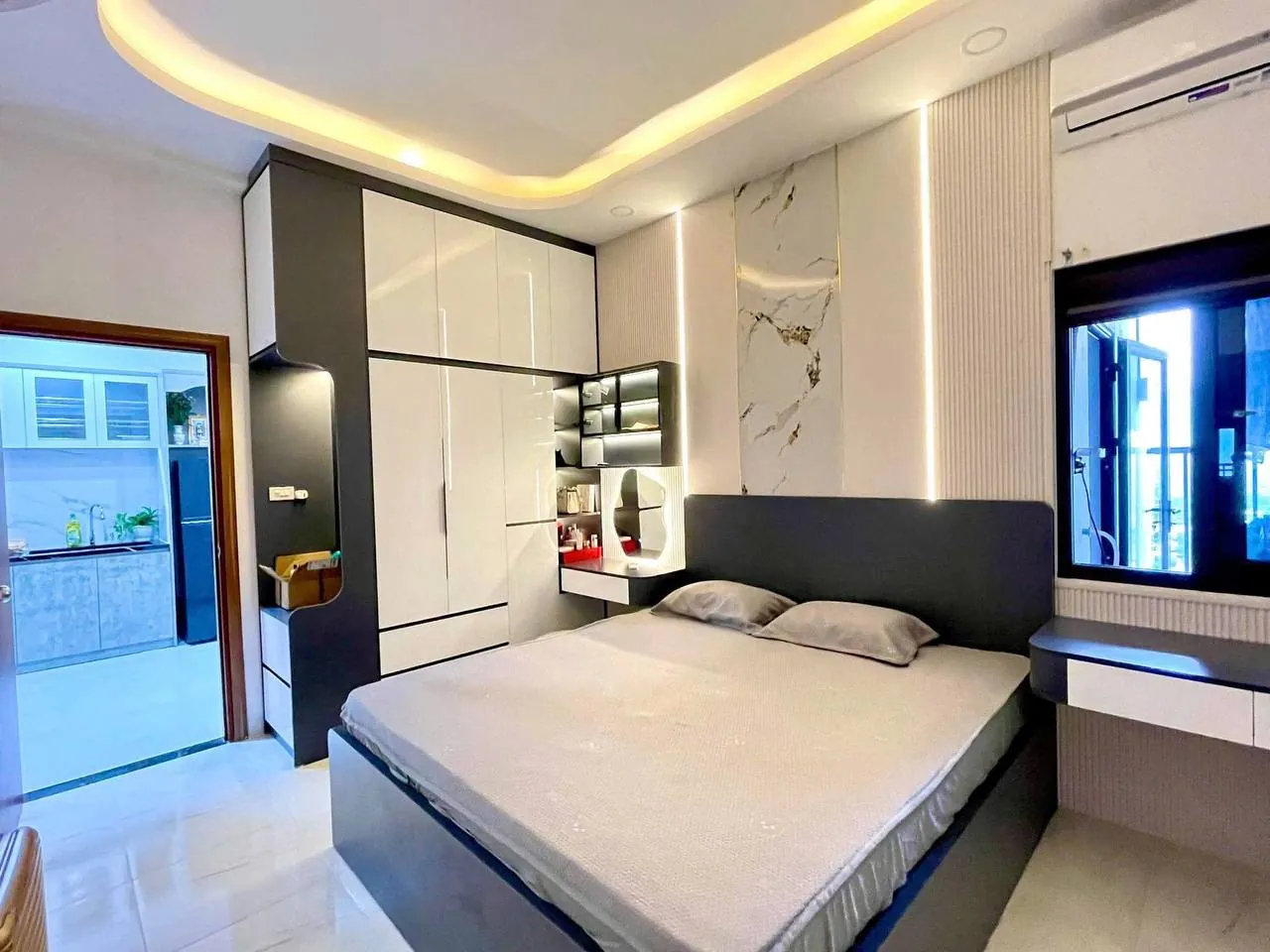 Квартира с 2 спальнями, 58 м², Ха Куанг