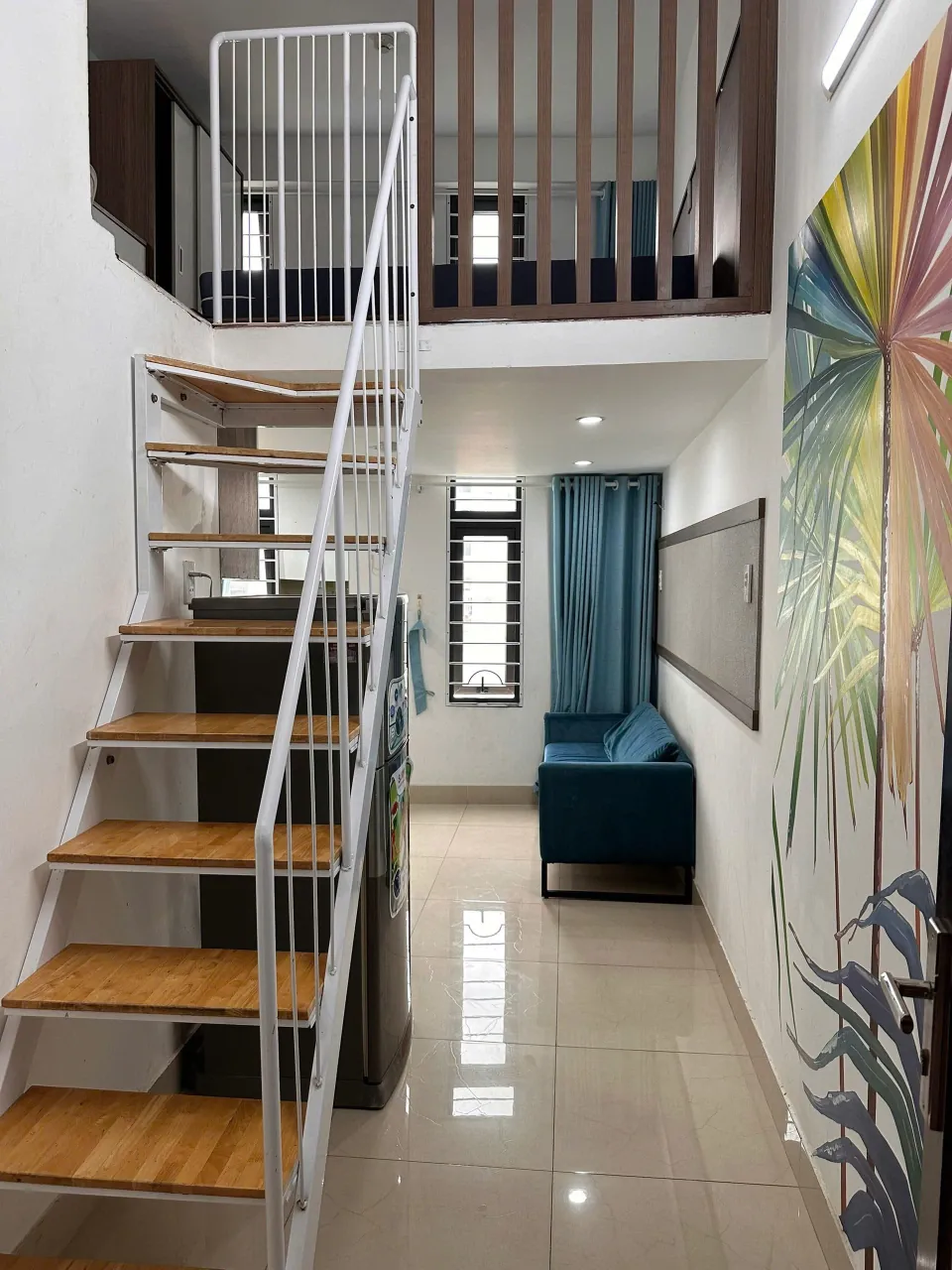 Căn hộ thông tầng có phòng ngủ gác lửng, Tân Lập