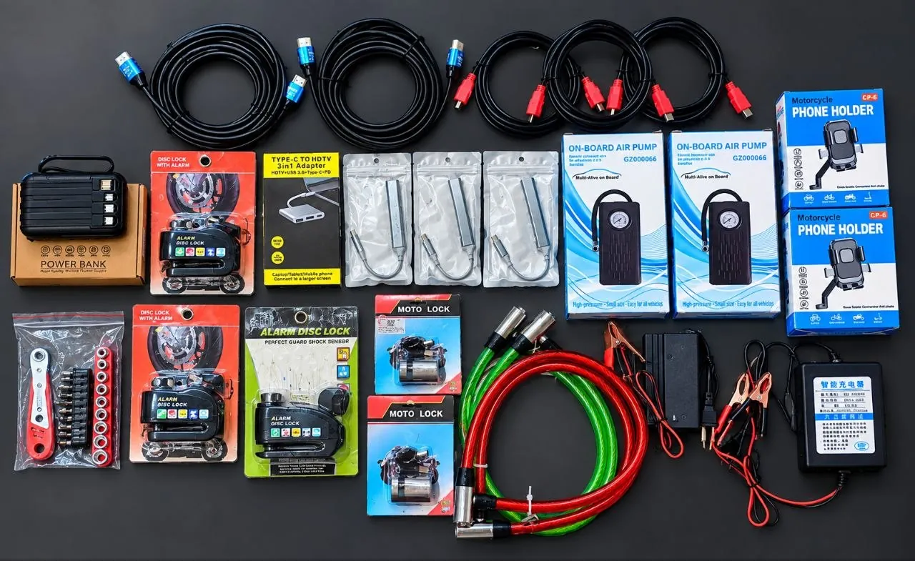 New cables, adapters, and tech accessories