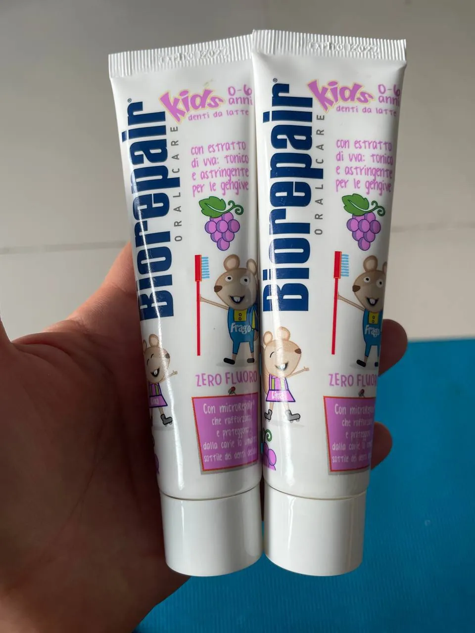 Детская зубная паста BIOREPAIR, виноград