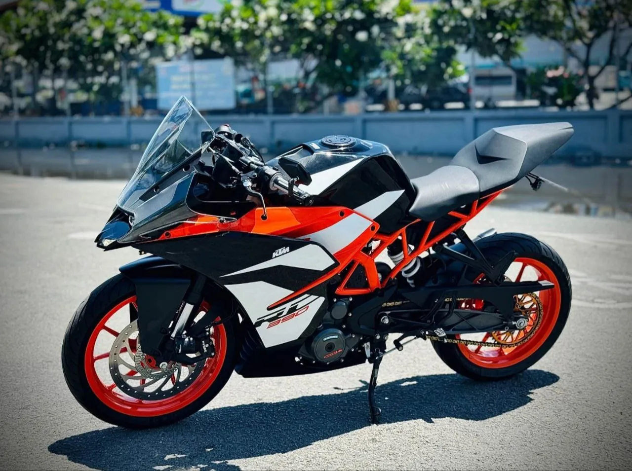 KTM RC 390 2022, 9 500 км